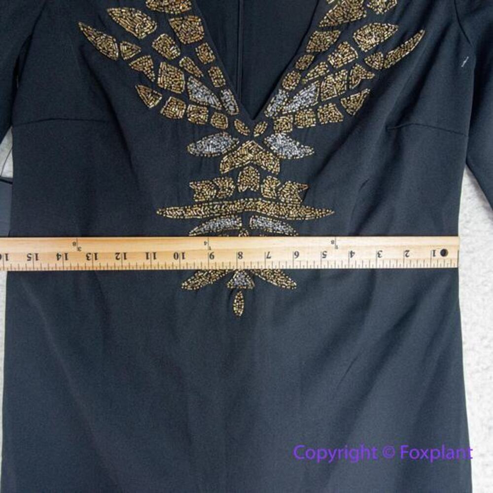 New! GUESS by Marciano black Claudia Embellished Tunic dress, size 0 - Picture 12 of 16